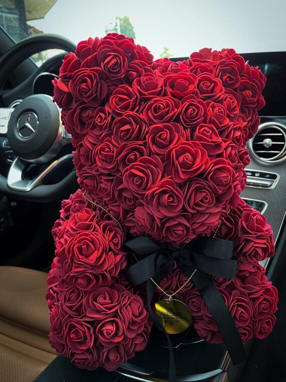 Bordo Büyük Boy Bear Rose