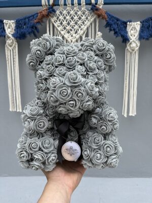 Antrasit Gri Büyük Boy Bear Rose